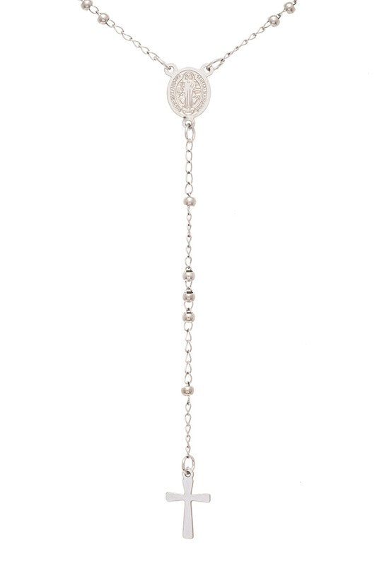 Petite Beads Rosary Prayer Necklace