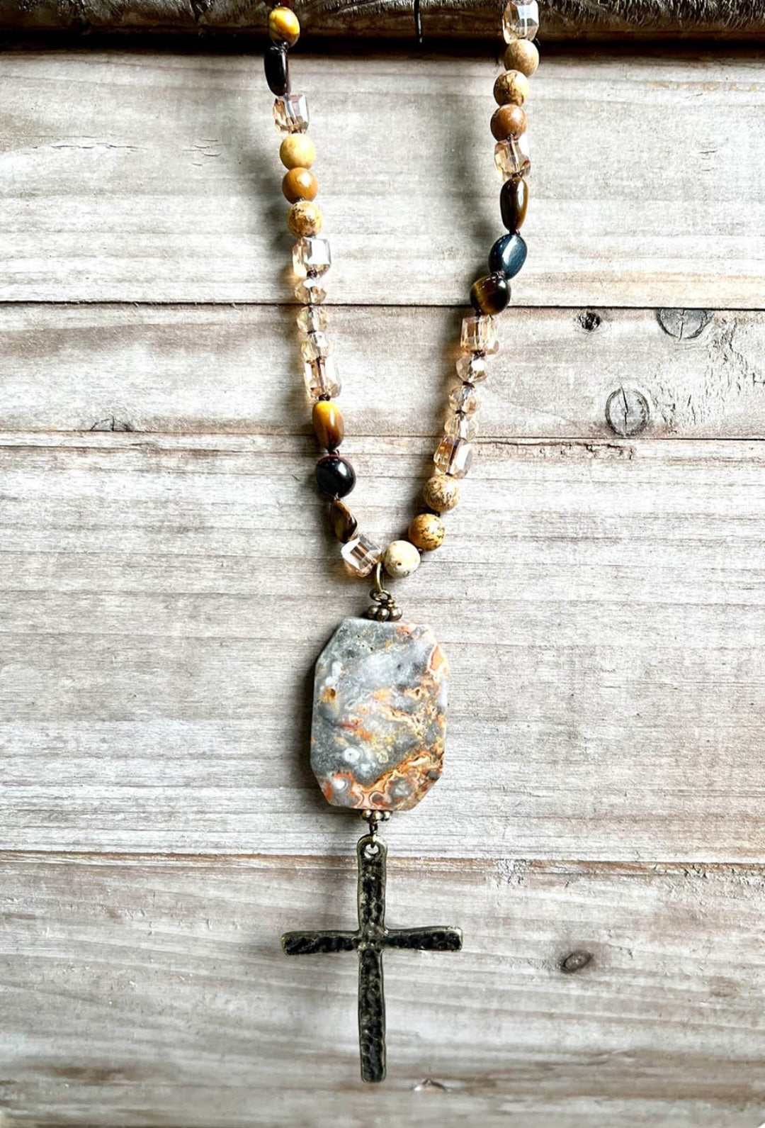 Stephanie Necklace Jasper
