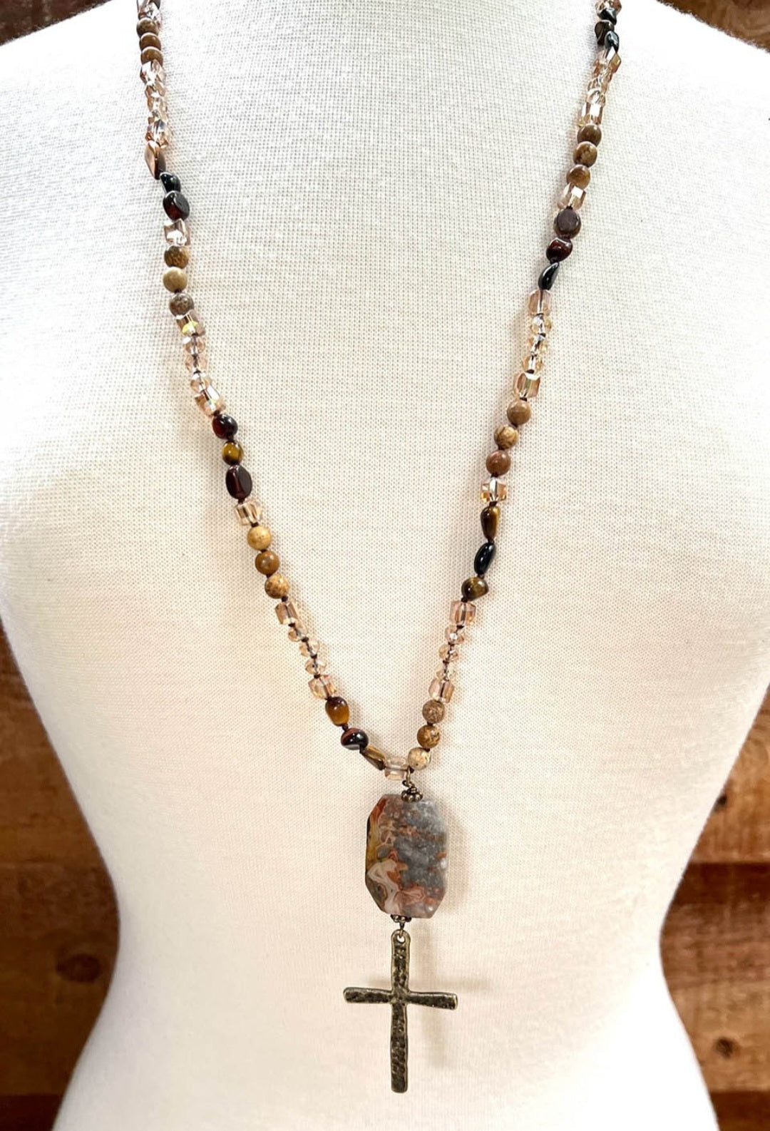 Stephanie Necklace Jasper