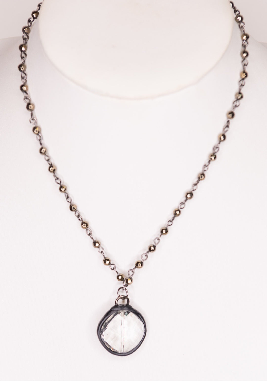 Ariel Necklace in Hematite