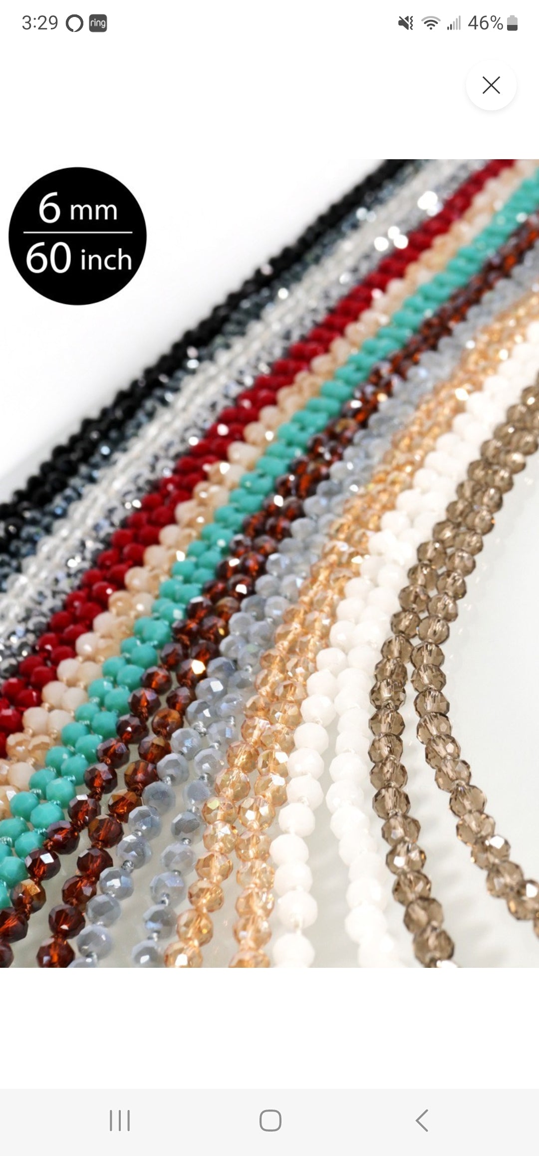 Stunning Glass Beaded Necklace