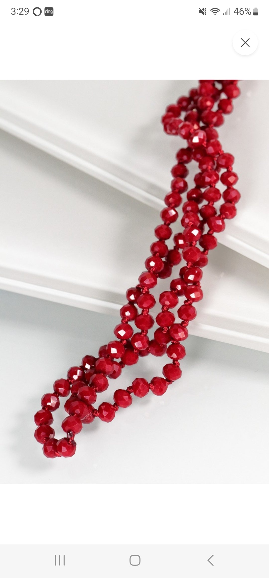 Stunning Glass Beaded Necklace