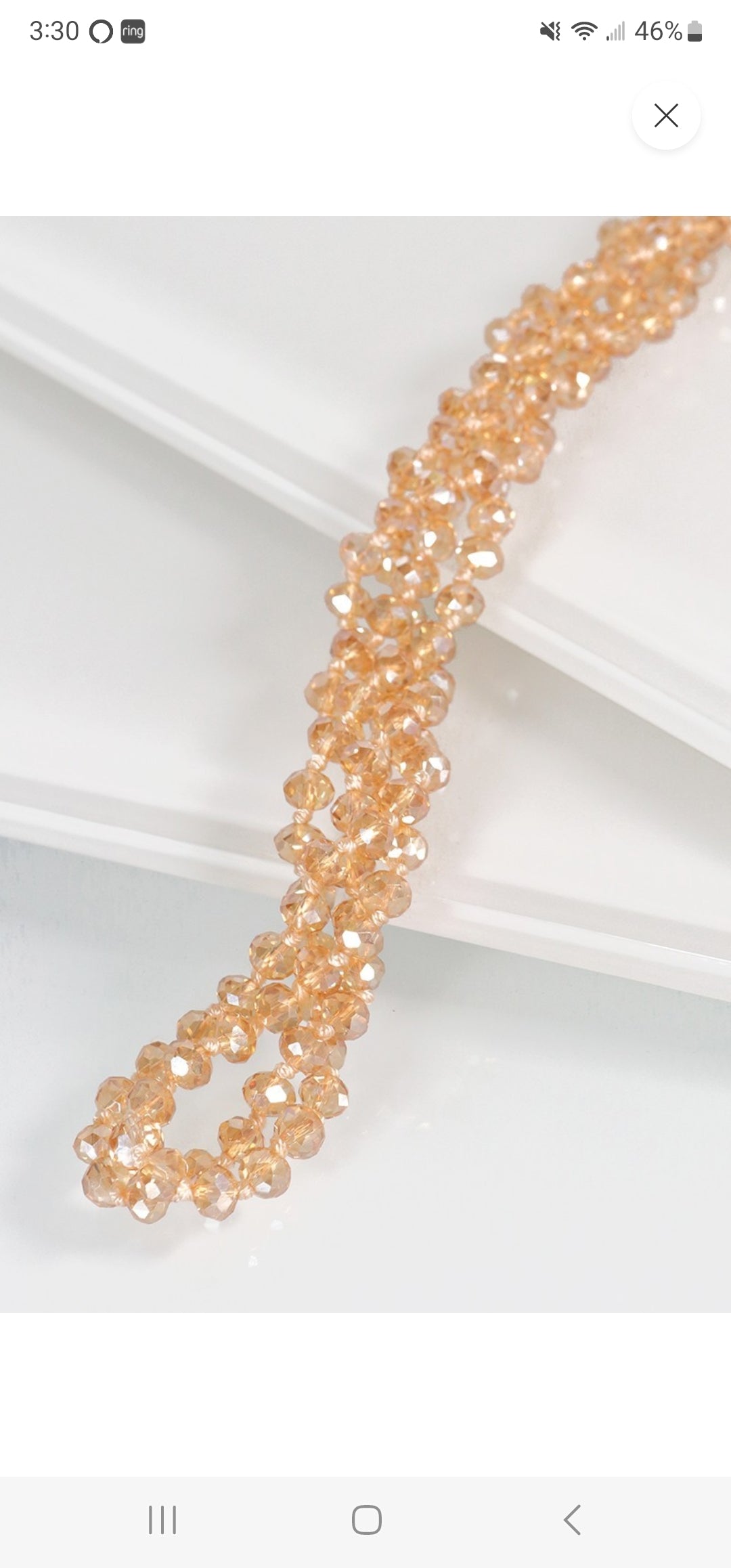 Stunning Glass Beaded Necklace