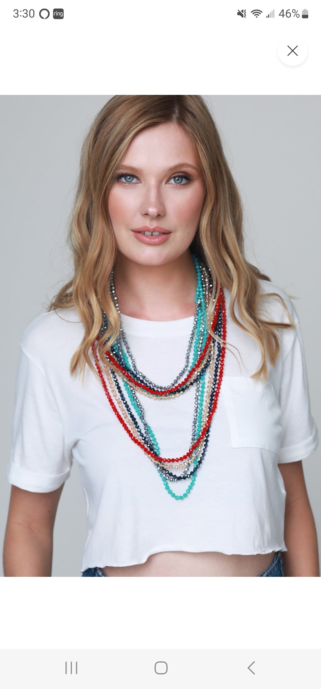 Stunning Glass Beaded Necklace