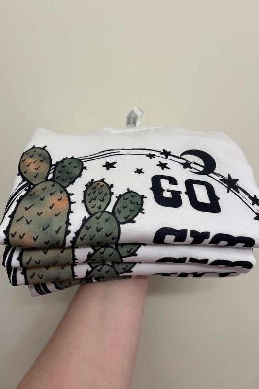 Go Sit On A Cactus Graphic Tee