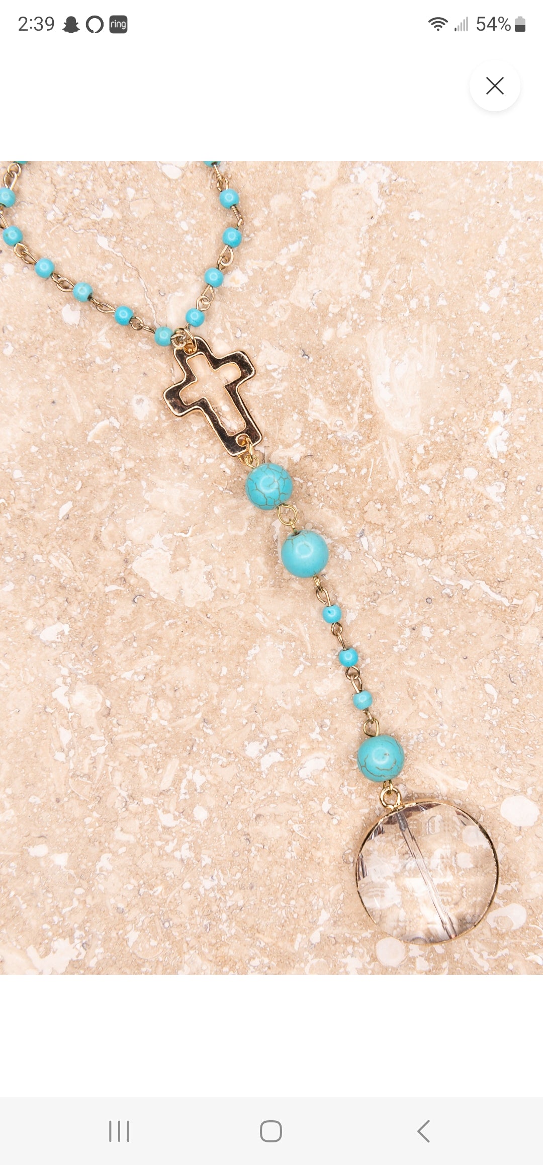 Emerson Necklace Turquoise