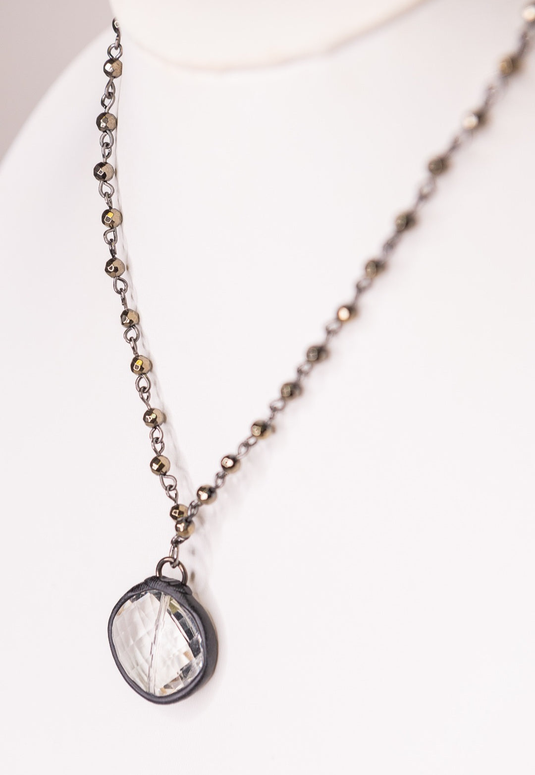 Ariel Necklace in Hematite