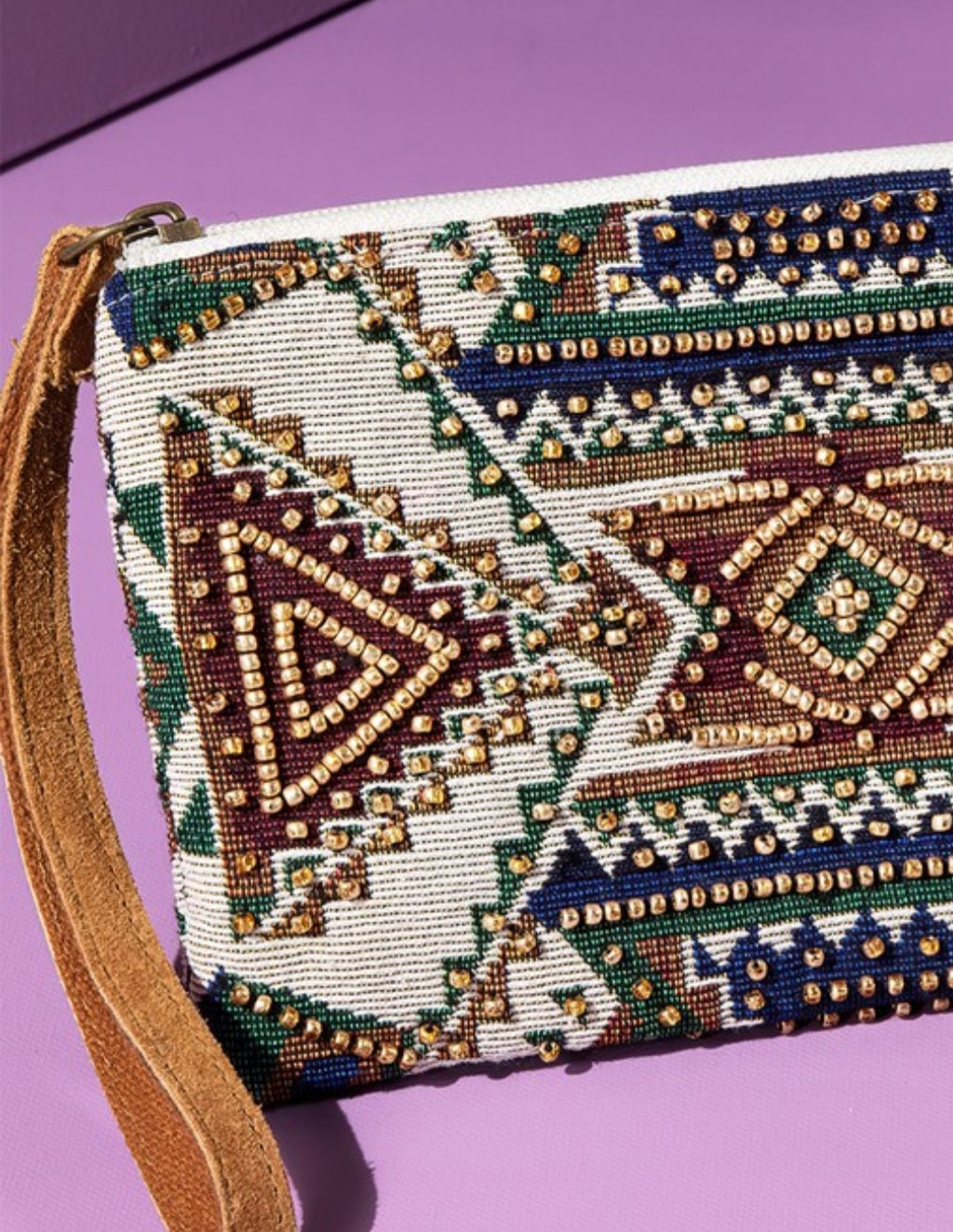 Handmade Cairo Ethnic Pattern Clutch