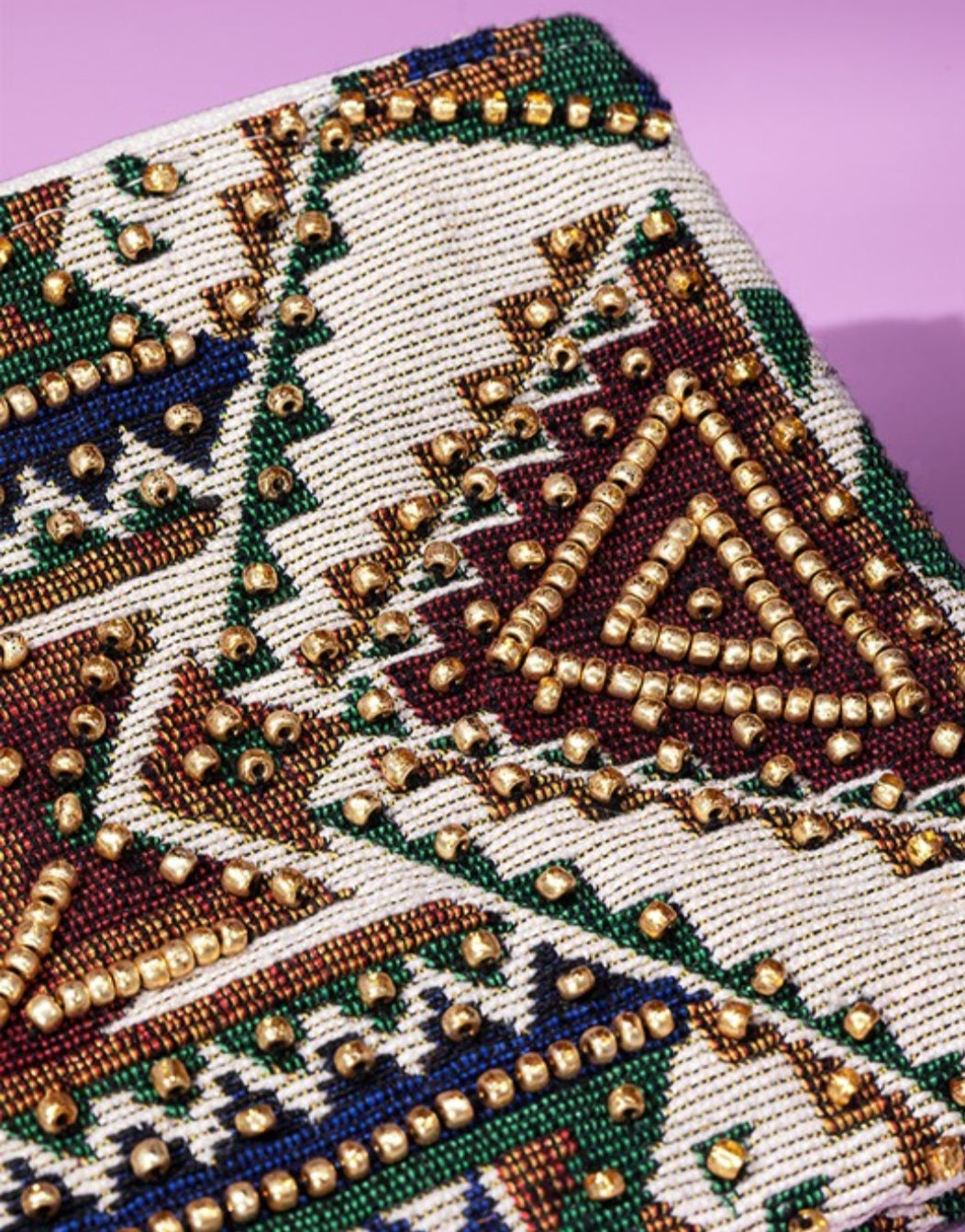 Handmade Cairo Ethnic Pattern Clutch